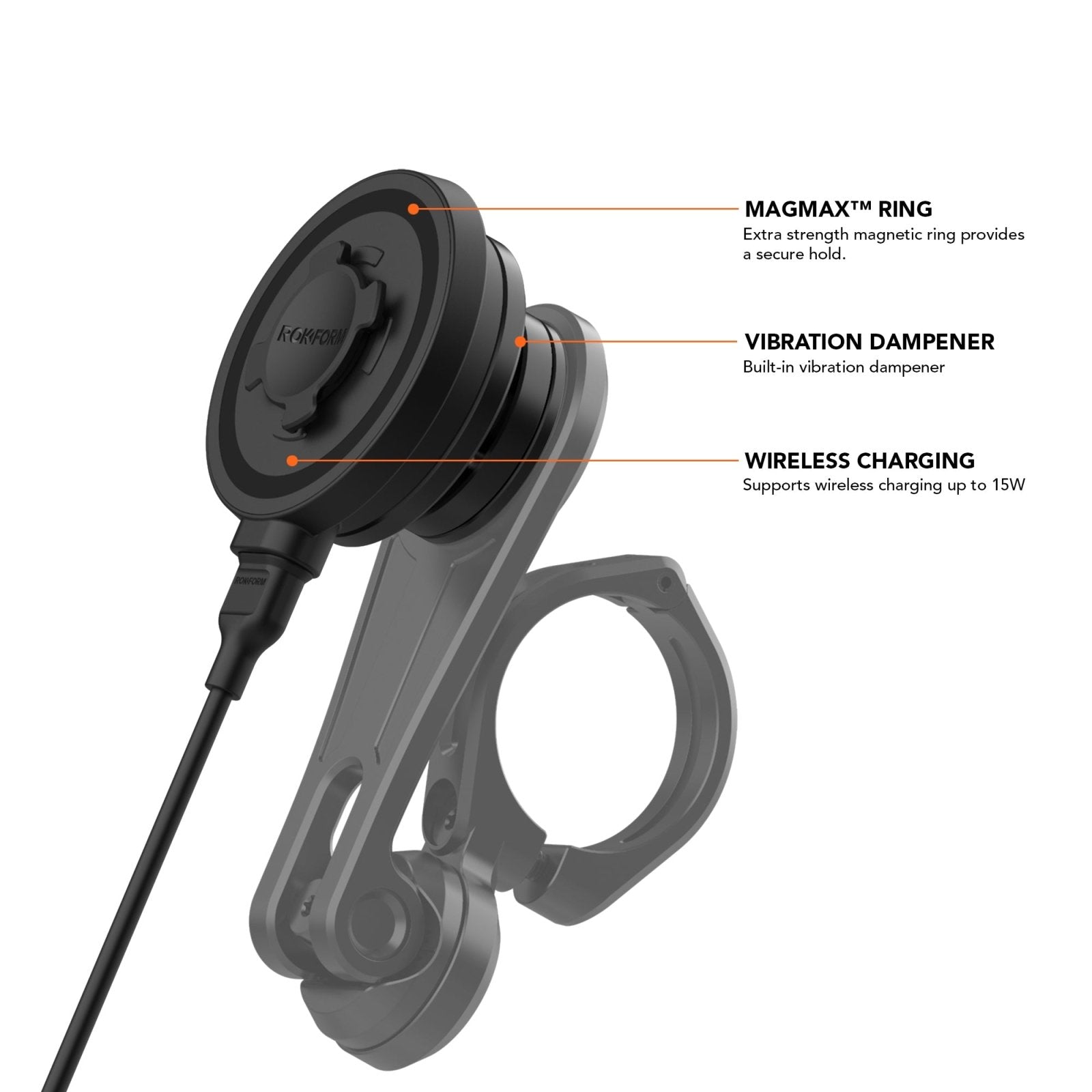 Motorcycle Mount Charging Head